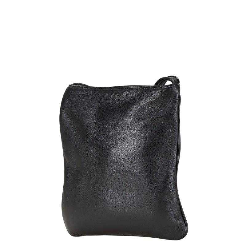 LOEWE（ロエベ） ミニショルダーバッグ ポシェット ブラック レザー