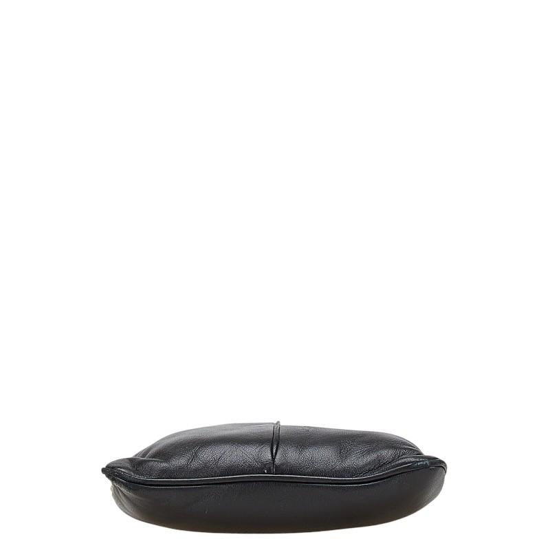 LOEWE（ロエベ） ミニショルダーバッグ ポシェット ブラック レザー