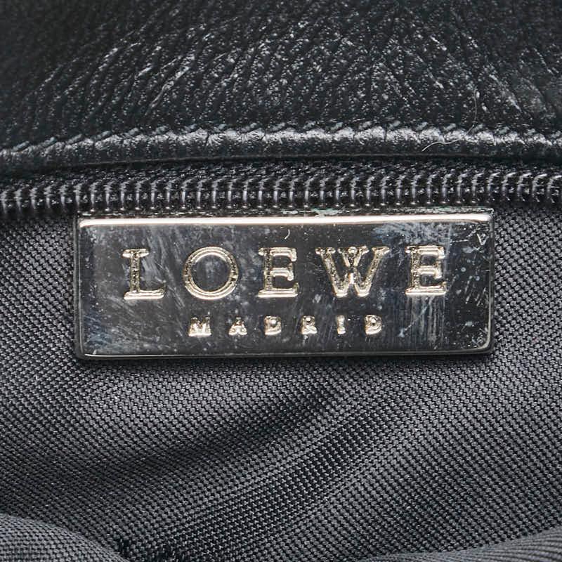 LOEWE ロエベ ミニショルダーバッグ ポシェット ブラック レザー