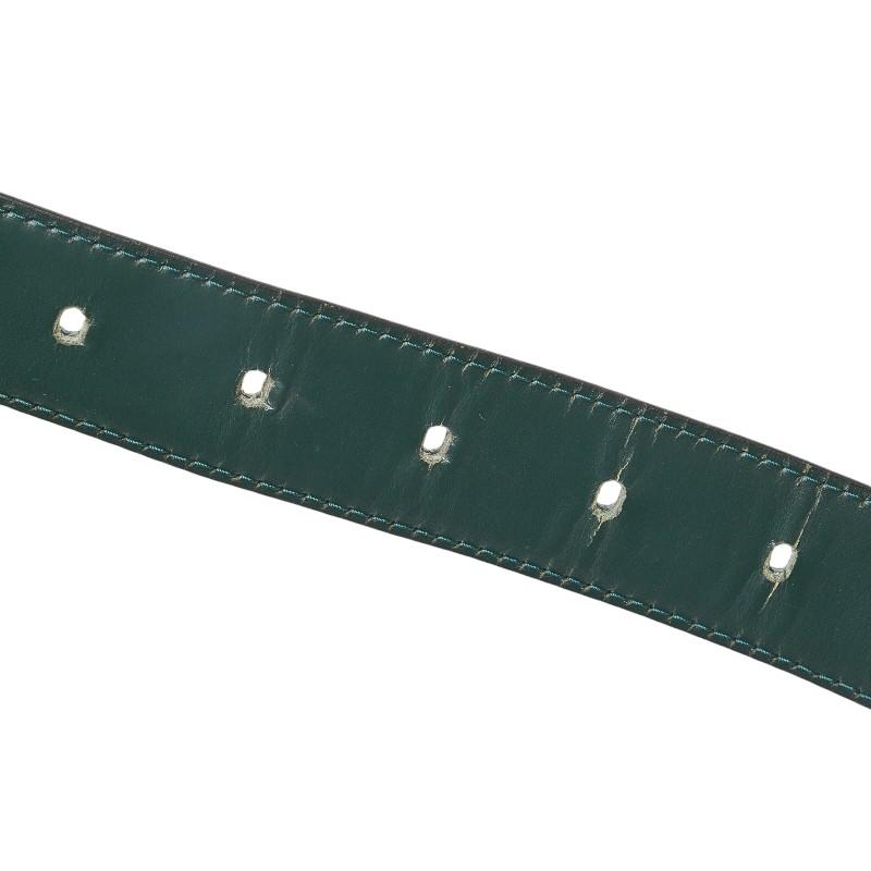 【美品】ルイヴィトン タイガ サンチュール クラシック レザー ベルト グリーン LOUIS VUITTON ルイ ヴィトン タイガ サンチュール クラシック