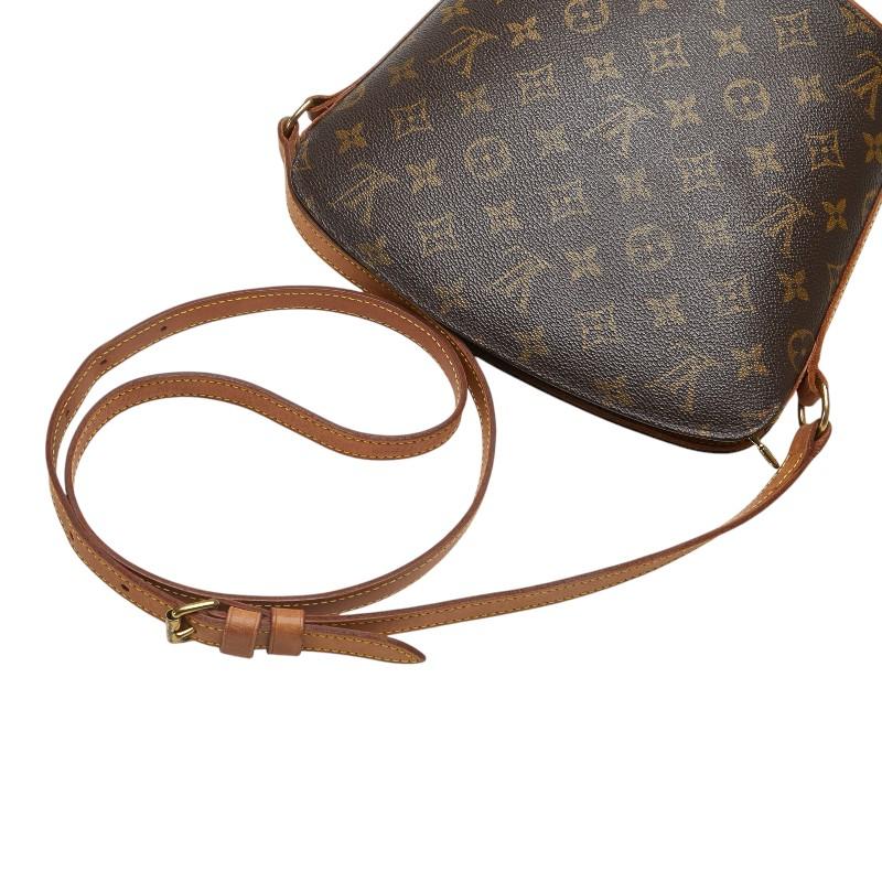 LOUIS VUITTON ルイヴィトン ドルーオ 斜め掛けOK ヴィンテージ モノグラム ショルダーバッグ PVC ブラウン レディース【中古】 LOUIS VUITTON - ルイ・ヴィトン LOUIS VUITTON ドルーオ モノグラム
