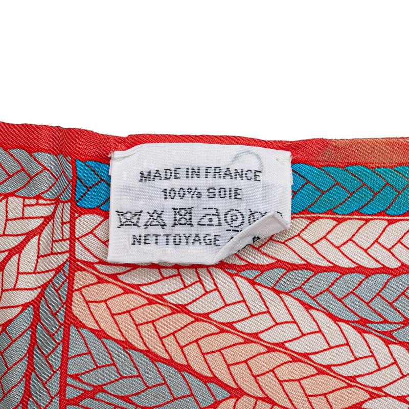 HERMES（エルメス） ツイリー Tresses H トレッセH スカーフ オレンジ
