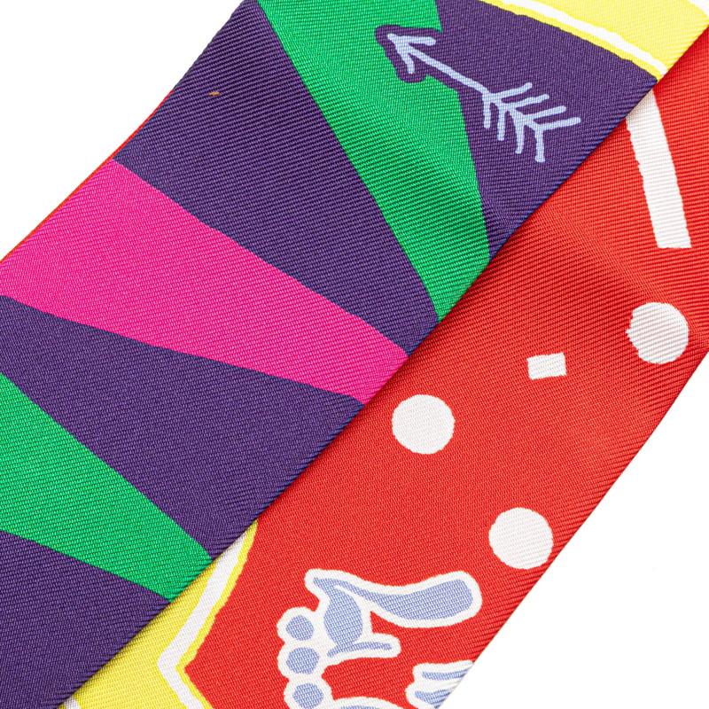 HERMES エルメス ツイリー スカーフ シルクゲーム Jeu de Soie HERMES エルメス ツイリー JEU DE SOIE UNIFORME シルクゲーム