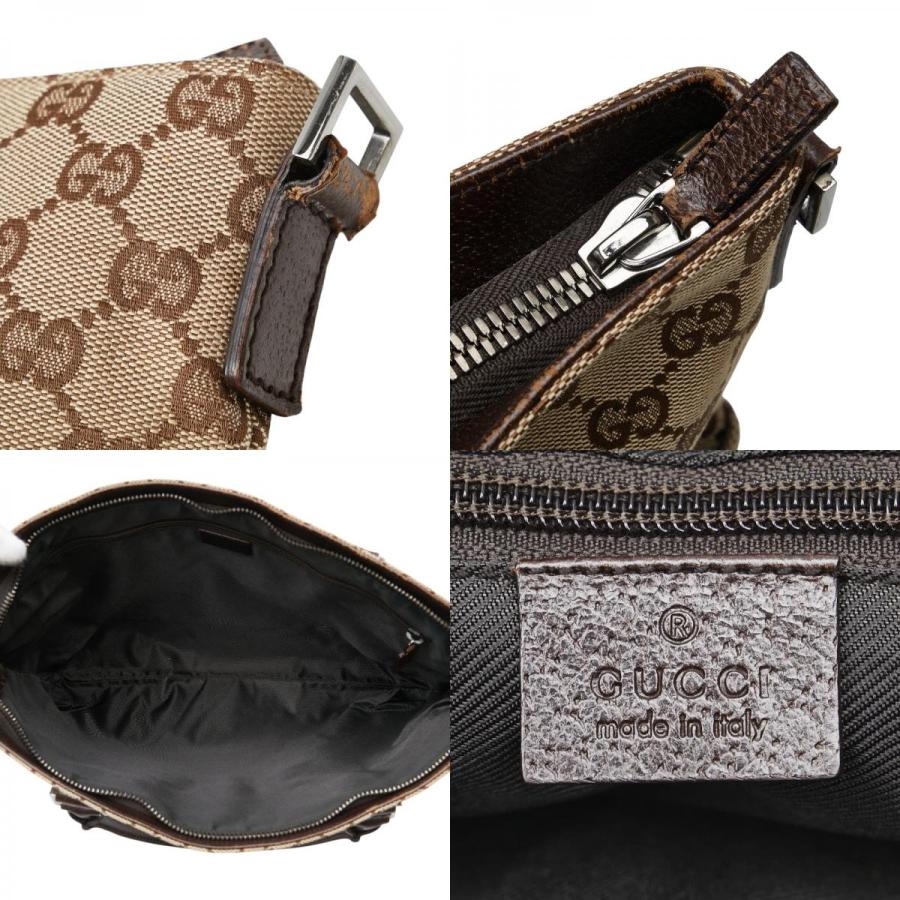 グッチ GGキャンバス トートバッグ ショルダーバッグ 2WAY 122797 ベージュ ブラウン キャンバス レザー レディース GUCCI 【中古】 GUCCI（グッチ） GGキャンバス トートバッグ ショルダーバッグ 2WAY