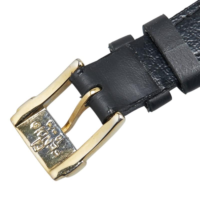 FENDI フェンディ 腕時計 320L クオーツ ブラック文字盤 FENDI フェンディ 腕時計 320L クオーツ ブラック文字盤