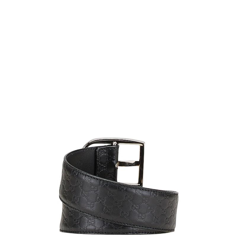 GUCCI（グッチ） マイクログッチシマ ベルト 90/36 449716 ブラック