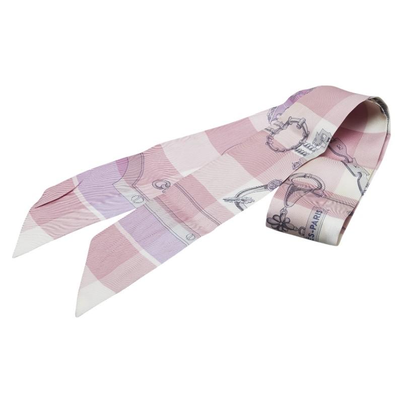 HERMES エルメス 18SS ツイリー モール エ グルメット ヴィシー