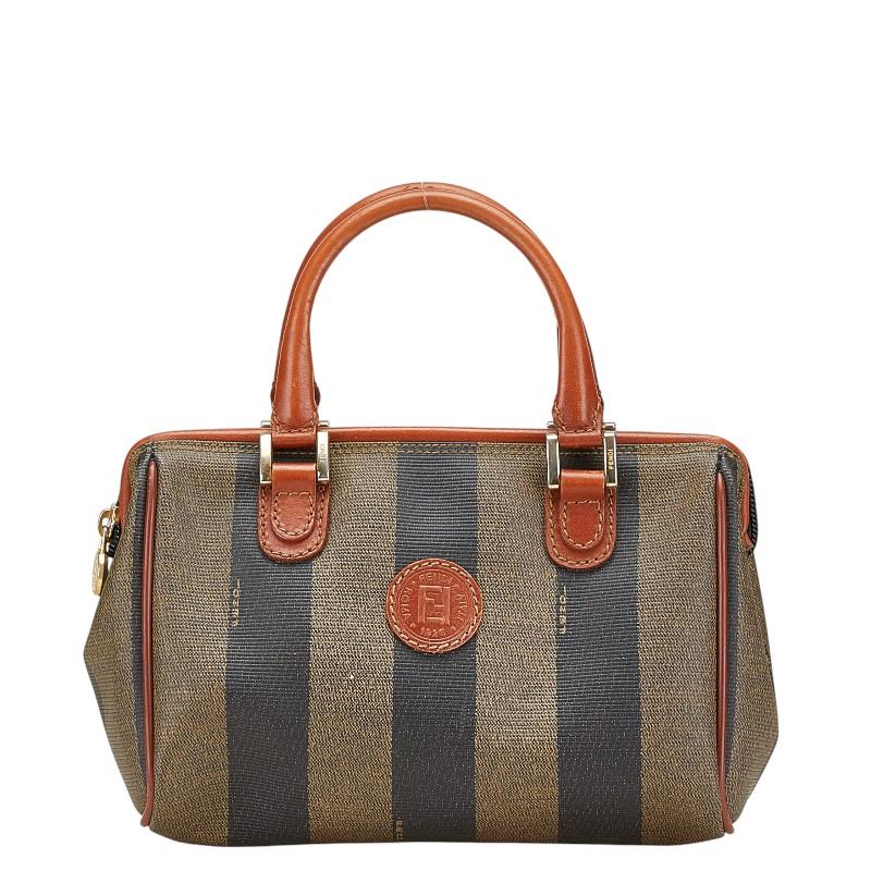 FENDI（フェンディ） ぺカン ハンドバッグ ミニボストンバッグ カーキ