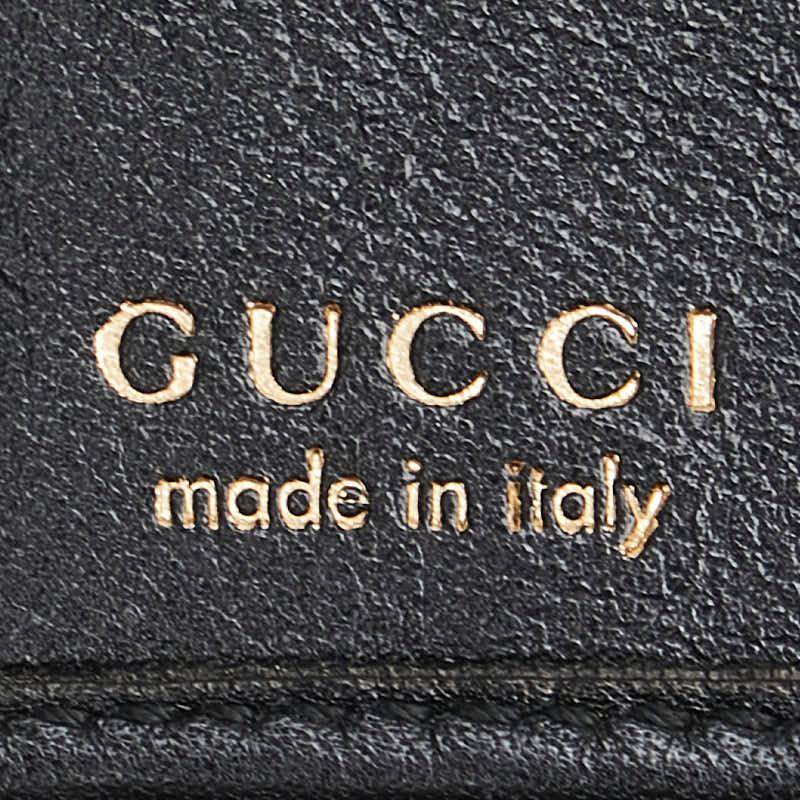 GUCCI（グッチ） バンブー 二つ折り財布 035 0959 1866 0 ブラック