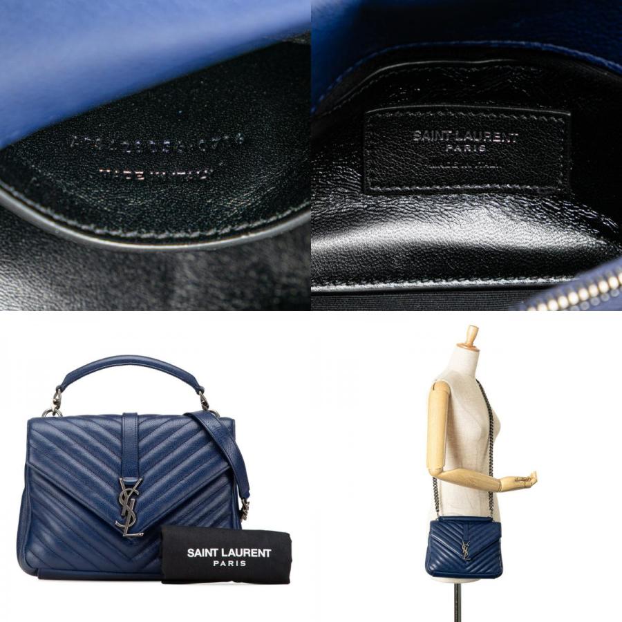 専用■サンローラン　ショルダーバッグ　YSL　モノグラム　PVCレザー ASUS サンローラン YSL モノグラム カレッジ チェーンショルダー