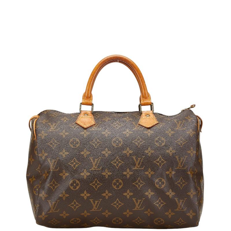 ルイ ヴィトン モノグラム スピーディ30 ハンドバッグ M41526 ブラウン PVC レザー レディース LOUIS VUITTON 【中古】 LOUIS VUITTON（ルイ・ヴィトン） ルイ ヴィトン モノグラム