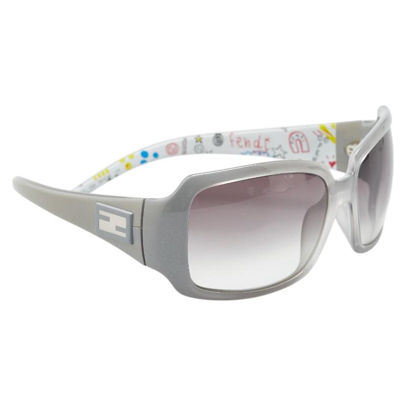 美品　FENDI フェンディ　サングラス　FS507 FENDI フェンディ サングラス FS507 グレー マルチカラー