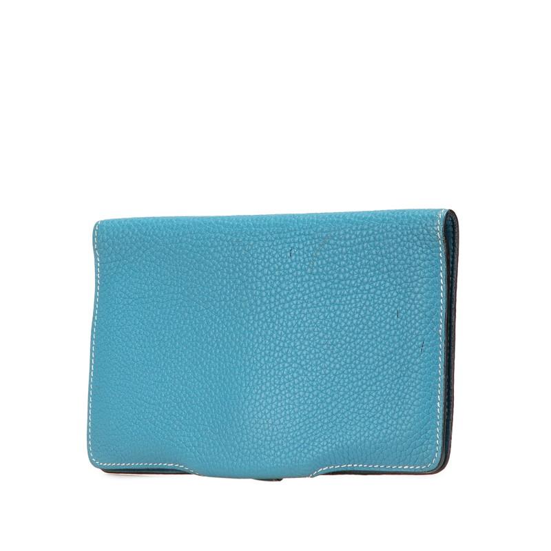 HERMES エルメス ドゴンGM 長財布 札入れ ブルージーン トリヨン HERMES エルメス ドゴンGM 長財布 札入れ ブルージーン トリヨン