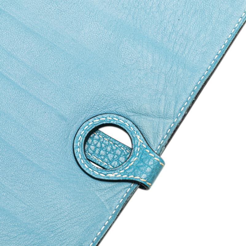HERMES エルメス ドゴンGM 長財布 札入れ ブルージーン トリヨン HERMES エルメス ドゴンGM 長財布 札入れ ブルージーン トリヨン