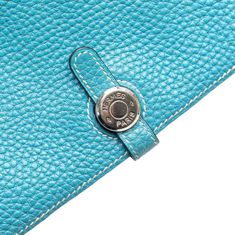 HERMES エルメス ドゴンGM 長財布 札入れ ブルージーン トリヨン HERMES エルメス ドゴンGM 長財布 札入れ ブルージーン トリヨン
