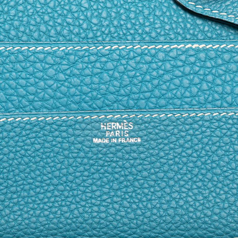 HERMES エルメス ドゴンGM 長財布 札入れ ブルージーン トリヨン HERMES エルメス ドゴンGM 長財布 札入れ ブルージーン トリヨン