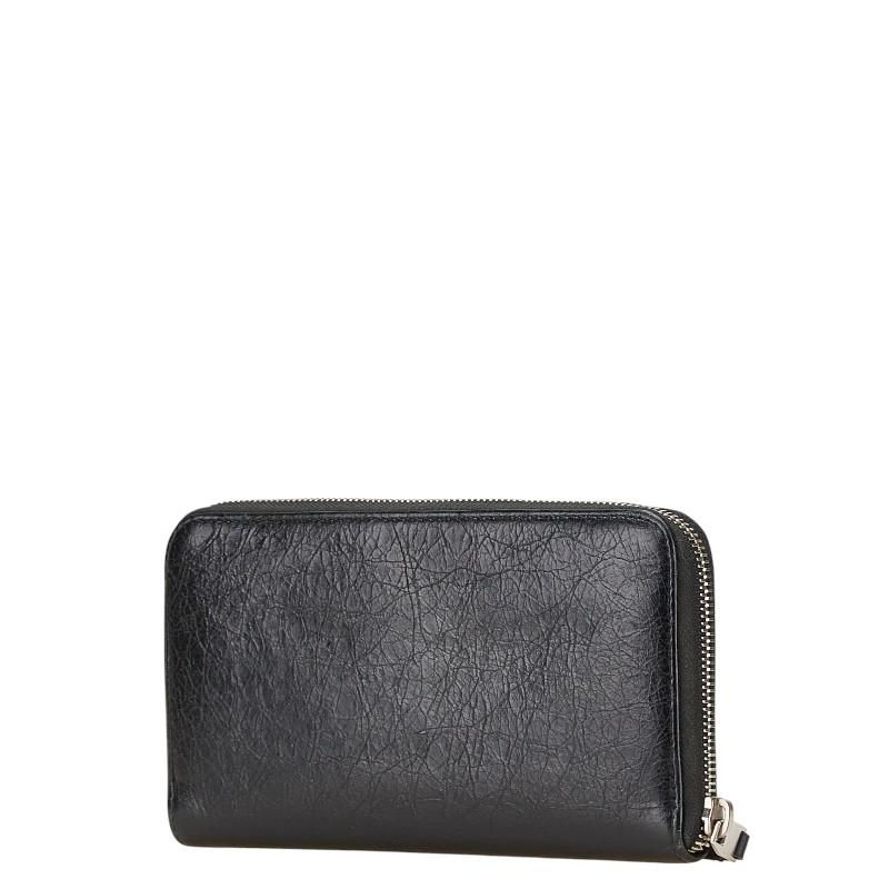 BALENCIAGA バレンシアガ 長財布 ラウンドファスナー 541996 ブラック  