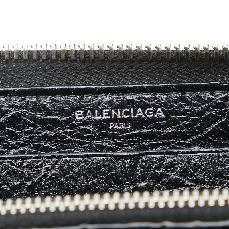 BALENCIAGA バレンシアガ 長財布 ラウンドファスナー 541996 ブラック  