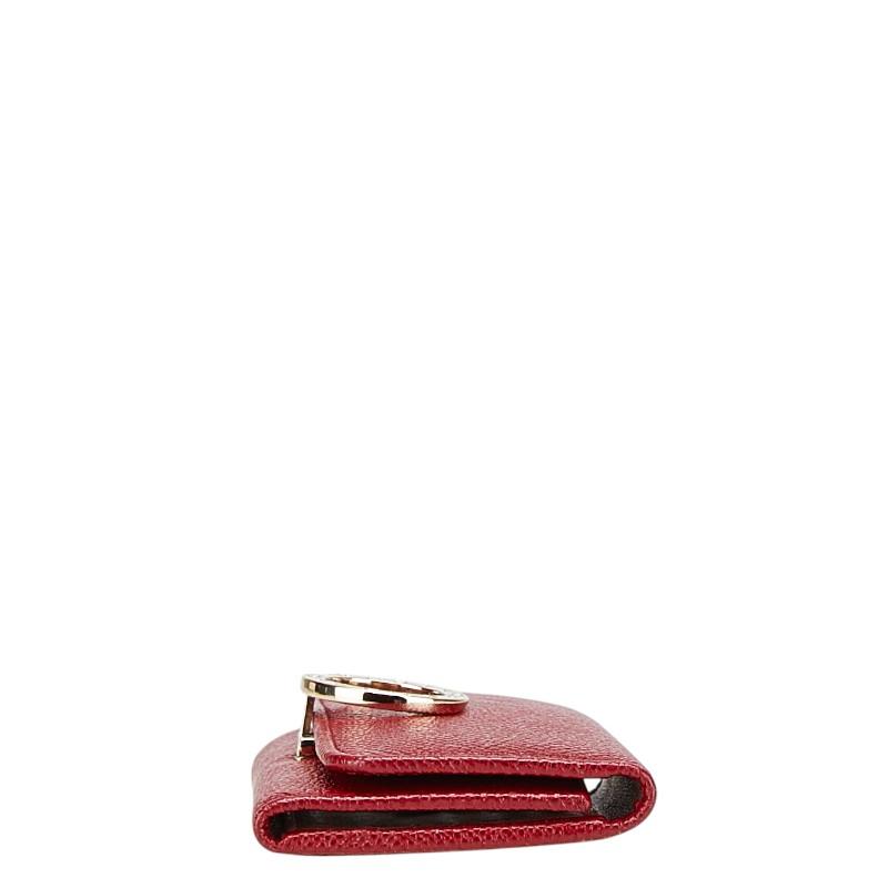 BVLGARI（ブルガリ） ブルガリブルガリ 6連 キーケース レッド レザー
