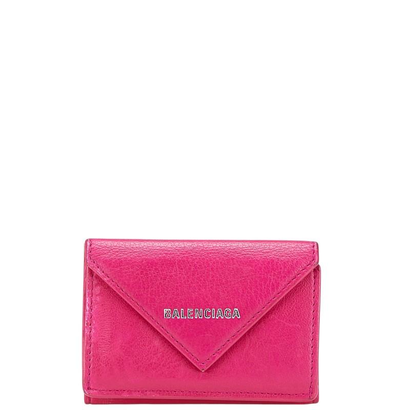 バレンシアガ 3つ折り財布 391446 ピンク BALENCIAGA（バレンシアガ） 三つ折り財布 コンパクトウォレット