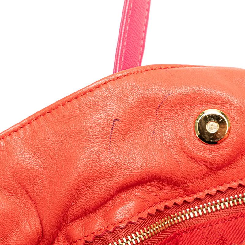 ロエベ LOEWE フラメンコ　 ショルダー オレンジ 正規品 LOEWE 新品同様 ロエベ フラメンコ ナノ クラッチ 2WAY チェーン