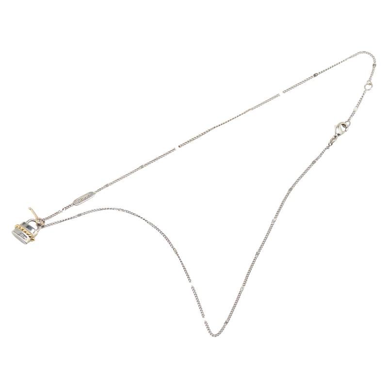 Chloe（クロエ） パディントン カデナ モチーフ ネックレス シルバー