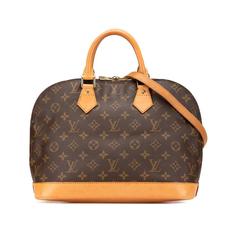 ルイ ヴィトン モノグラム アルマPM ハンドバッグ ショルダーバッグ 2WAY M51130 ブラウン PVC レザー LOUIS VUITTON 【中古】 LOUIS VUITTON（ルイ・ヴィトン） ルイ ヴィトン モノグラム アルマPM