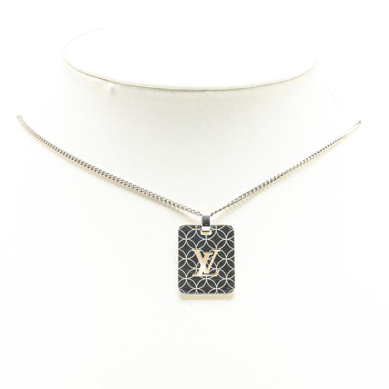 美品 ルイヴィトン パンダンティフ シャンゼリゼ シルバー ネックレス LOUIS VUITTON 美品 ルイヴィトン パンダンティフ シャンゼリゼ