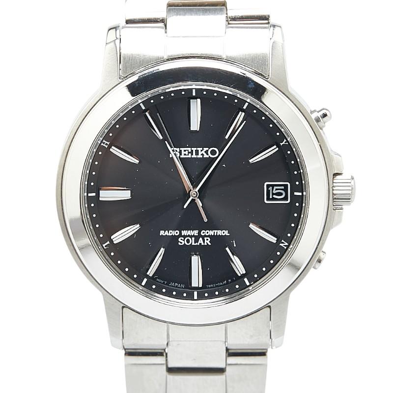 腕時計 SEIKO セイコー スピリット 7B52 電波ソーラー チタン SEIKO セイコー スピリット 腕時計 7B52-0AF0 ソーラー電波時計
