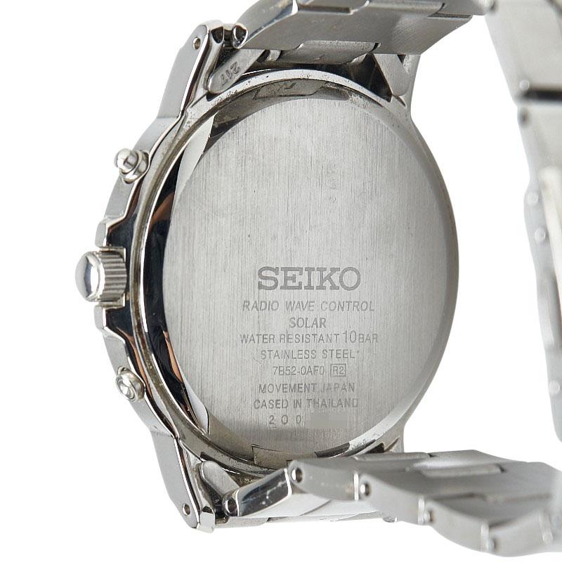 腕時計 SEIKO セイコー スピリット 7B52 電波ソーラー チタン SEIKO セイコー スピリット 7B52-0AH0 ブルー 電波ソーラー