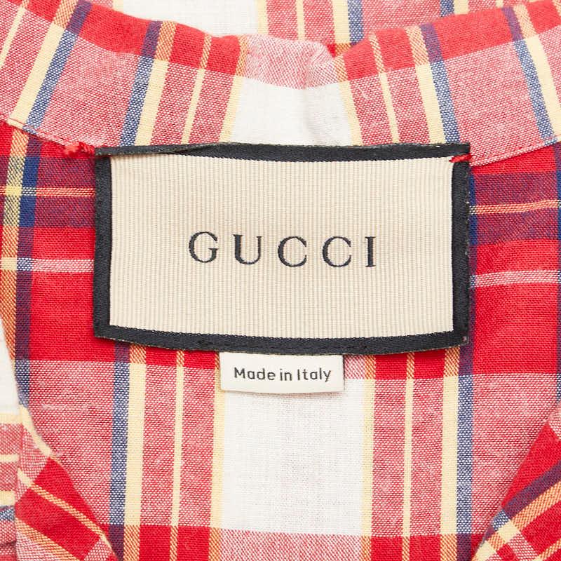 GUCCI（グッチ） 21AW ビー シャツ オープンカラーシャツ 半袖 サイズ