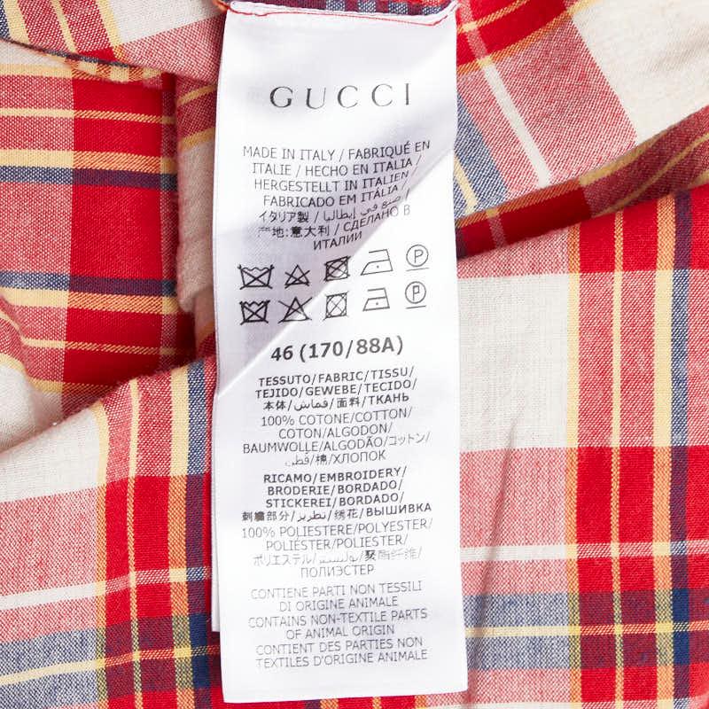 GUCCI（グッチ） 21AW ビー シャツ オープンカラーシャツ 半袖 サイズ