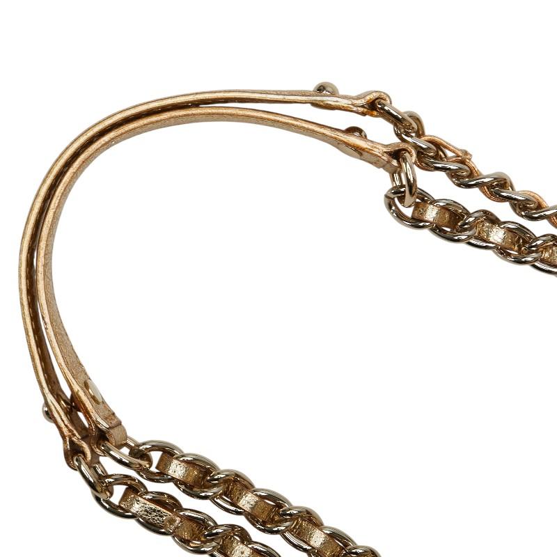 ケイトスペード スパンコール チェーン ハンドバッグ ベージュ ゴールド 麻 レザー レディース Kate Spade 【中古】 kate spade NEW YORK（ケイト・スペード ニューヨーク） ケイト