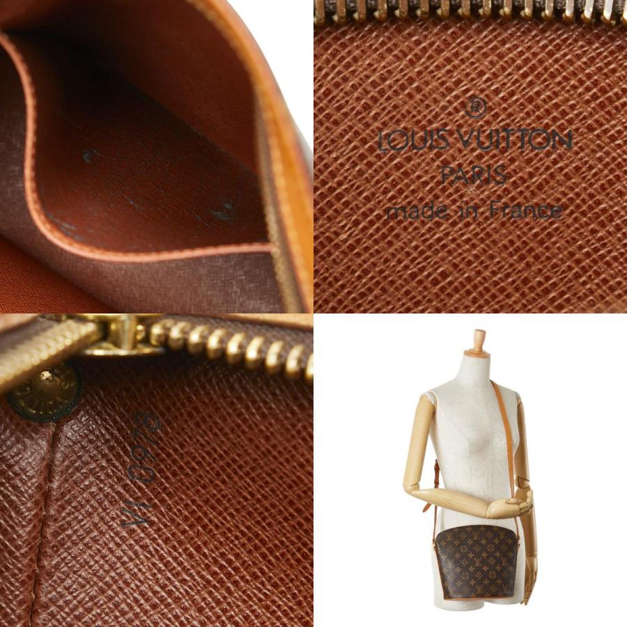 LOUIS VUITTON ルイヴィトン モノグラム ドルーオ ショルダーバッグ ブラウン PVC×レザー M51290 LOUIS VUITTON（ルイ・ヴィトン） ルイ ヴィトン モノグラム ドルーオ