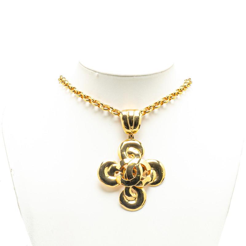 CHANEL（シャネル） ヴィンテージ ココマーク ネックレス ゴールド 
