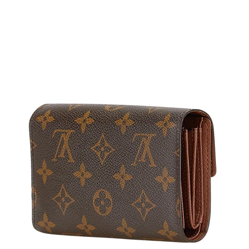 ルイヴィトン　ポルトフォイユ　アレクサンドラ　モノグラム　ブラウン　茶　折り財布 LOUIS VUITTON（ルイ・ヴィトン） ルイ ヴィトン モノグラム
