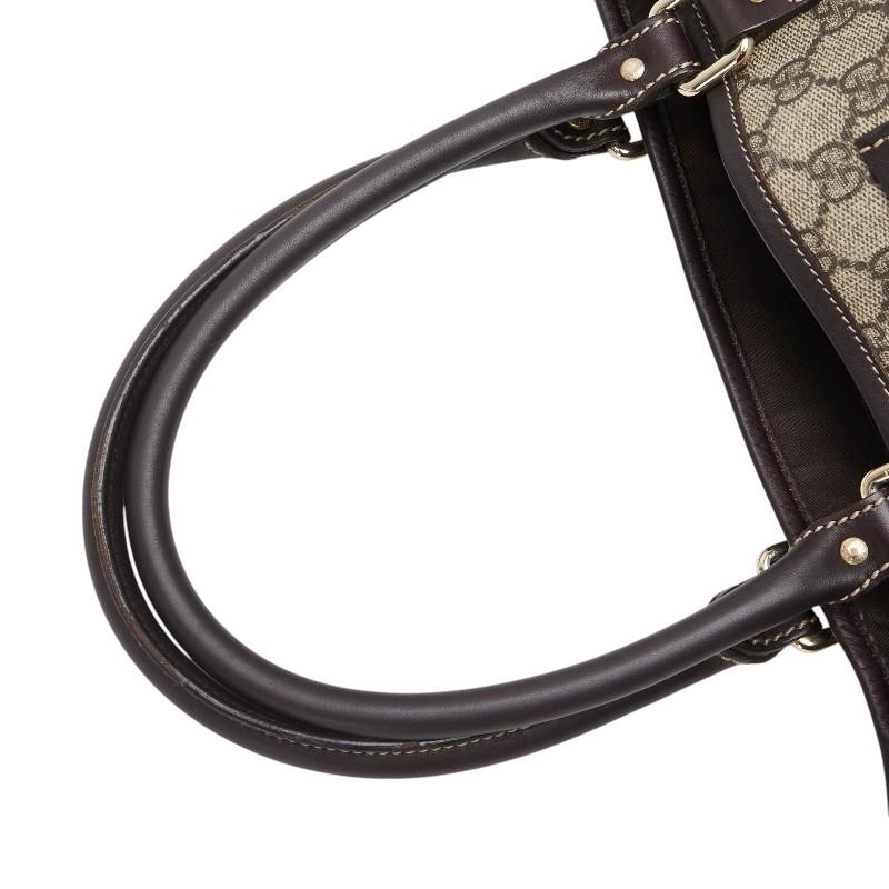 GUCCI（グッチ） GGスプリーム トートバッグ 223668 ベージュ ブラウン
