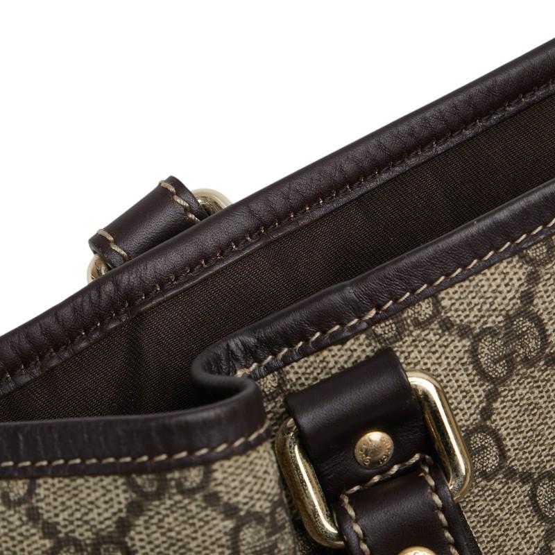 GUCCI（グッチ） GGスプリーム トートバッグ 223668 ベージュ ブラウン