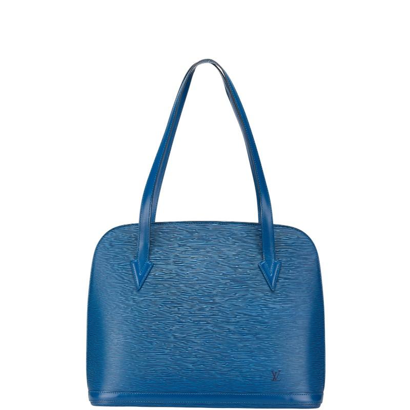 ルイ ヴィトン エピ リュサック ショルダーバッグ トートバッグ M52285 トレドブルー レザー レディース LOUIS VUITTON 【中古】 LOUIS VUITTON（ルイ・ヴィトン） ルイ ヴィトン エピ リュサック