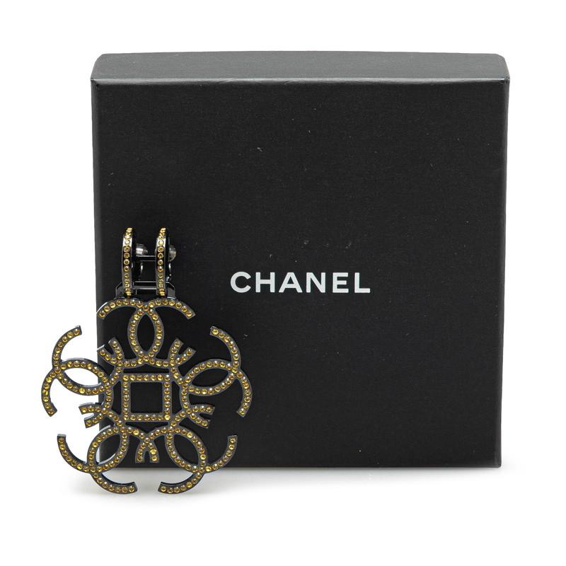 CHANEL（シャネル） ココマーク ラインストーン 片耳 イヤリング