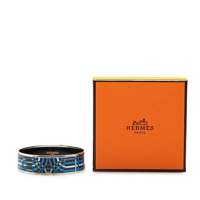 エルメス エマイユGM 七宝焼 ブレスレット HERMES（エルメス） エマイユGM 七宝焼き ブレスレット シルバー