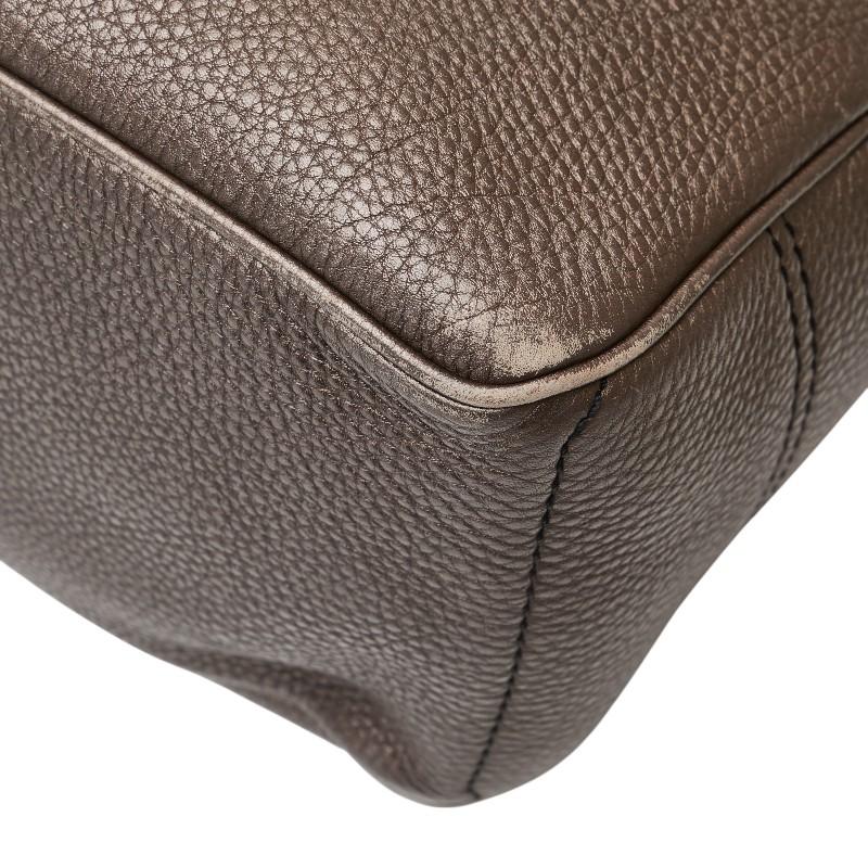 CELINE（セリーヌ） ブギーバッグ ハンドバッグ ブラウン レザー