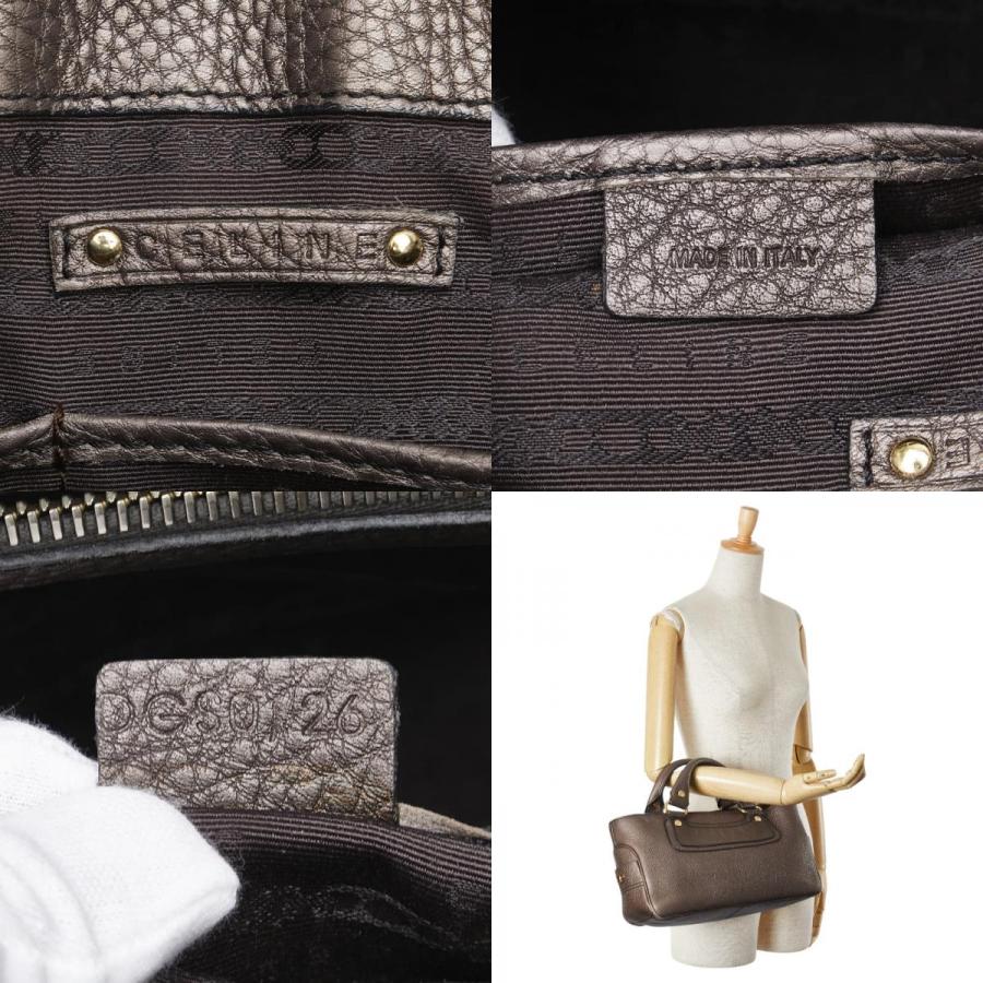 CELINE（セリーヌ） ブギーバッグ ハンドバッグ ブラウン レザー