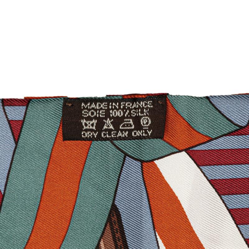 HERMES（エルメス） ツイリー ベルト モチーフ スカーフ ワインレッド