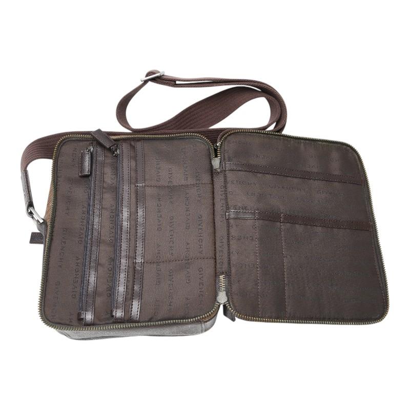 ジバンシー 総柄 斜め掛け ショルダーバッグ ブラウン カーキ