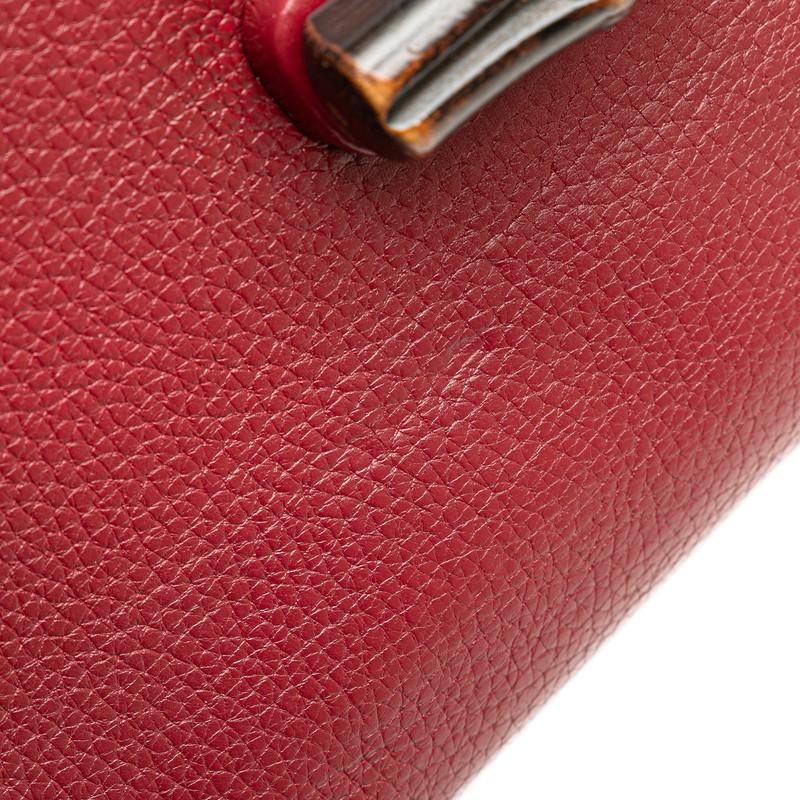 GUCCI（グッチ） バンブー チェーン ショルダーバッグ 387611 ワイン