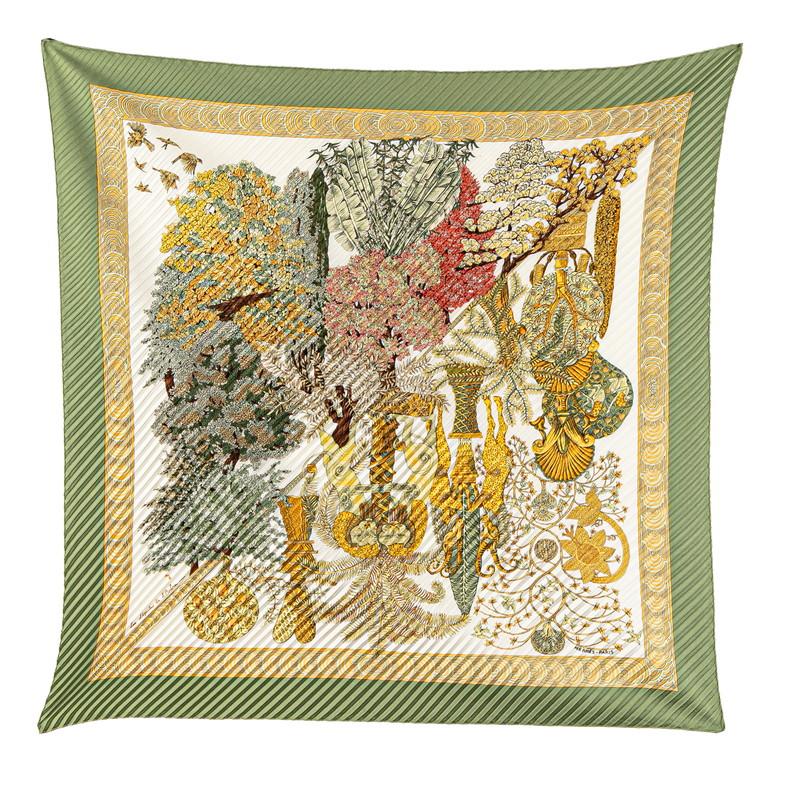 HERMES エルメス ツイリー LES LEJENDES DE L'ARBRE 木の伝説