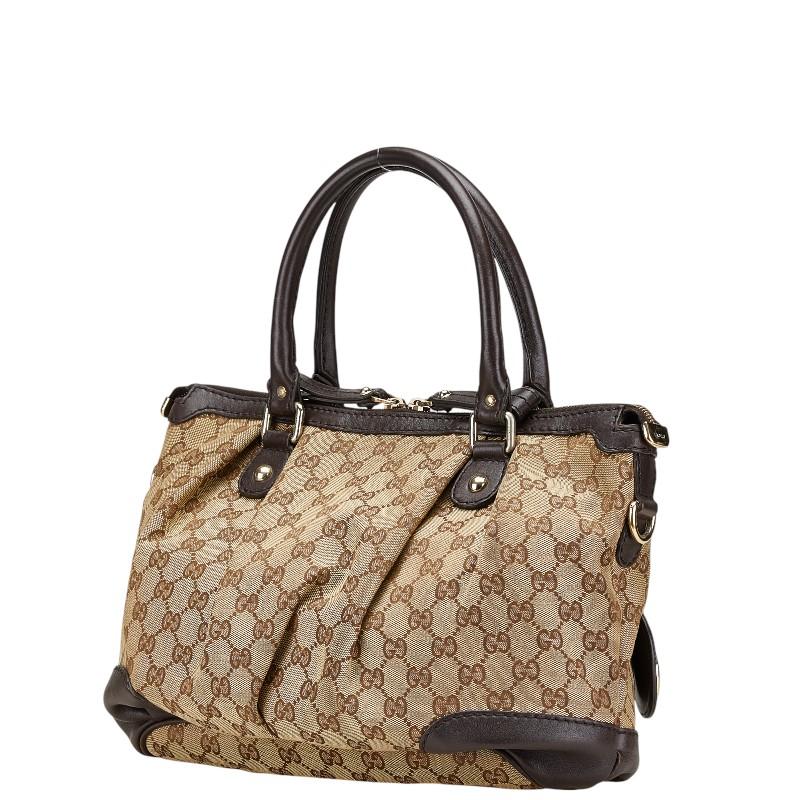 グッチ GUCCI スーキー トートバッグ 247902 ブラウン GGキャンバス レディース ショルダーバッグ GGキャンバス グッチ スーキー 2way ハンドバッグ 247902 レザー