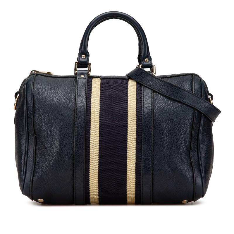グッチ GUCCI 2way ボストンバッグ シェリーライン レザー ブラック GUCCI グッチ GGキャンバス シェリーライン ミニボストンバッグ