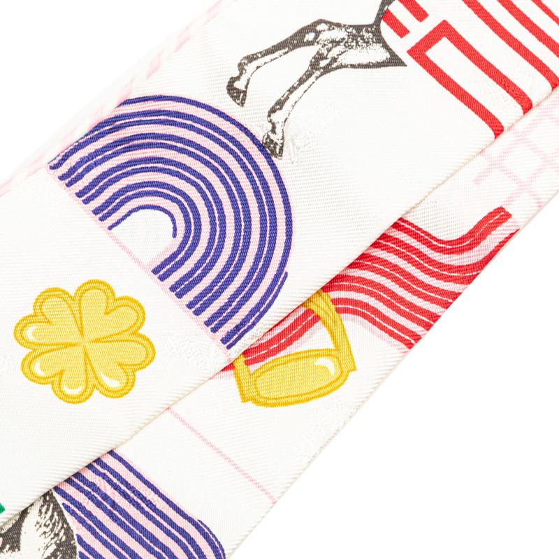 【HERMES/エルメス】ツイリー　ガルド ローブ ポップ（新品未使用） 楽天市場】エルメス ツイリー シルク ガルドローブポップ 白